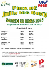 Affiche course jully