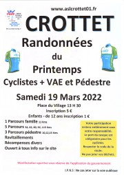 Affiche Randonnée Du Printemps 2022