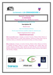 Affiche Brevet La Grangeoise 2023